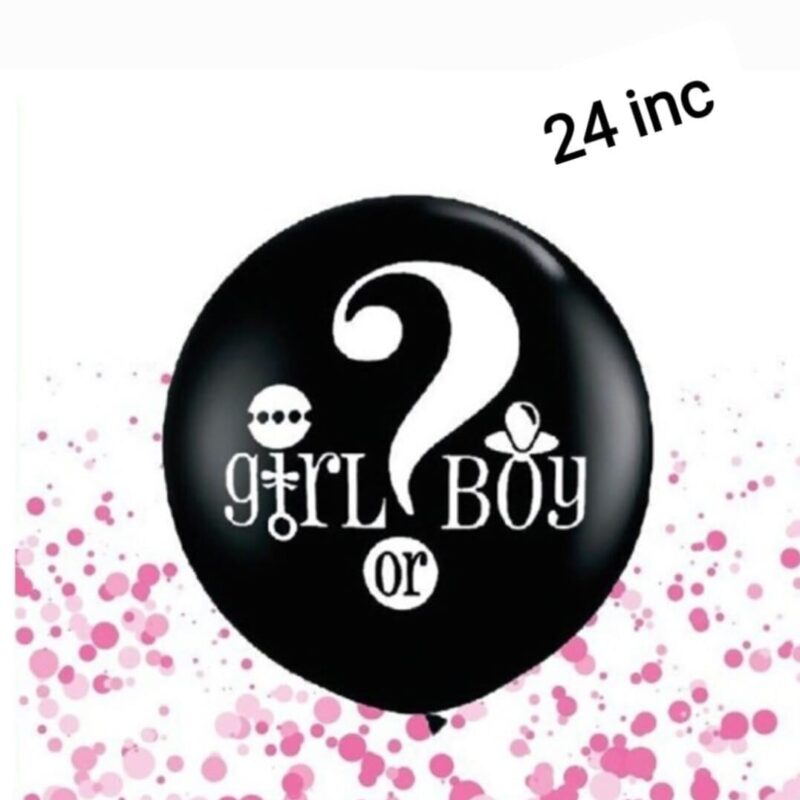 Lateks Balon Cinsiyet Pembe Pullu 24 inç