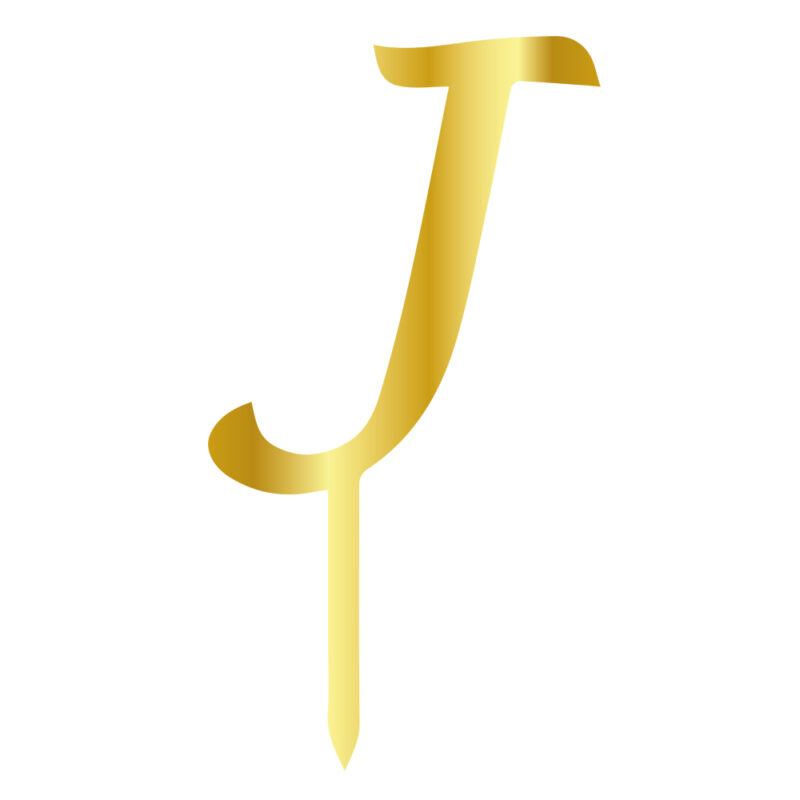 J Harfi Pleksi Gold 6 cm