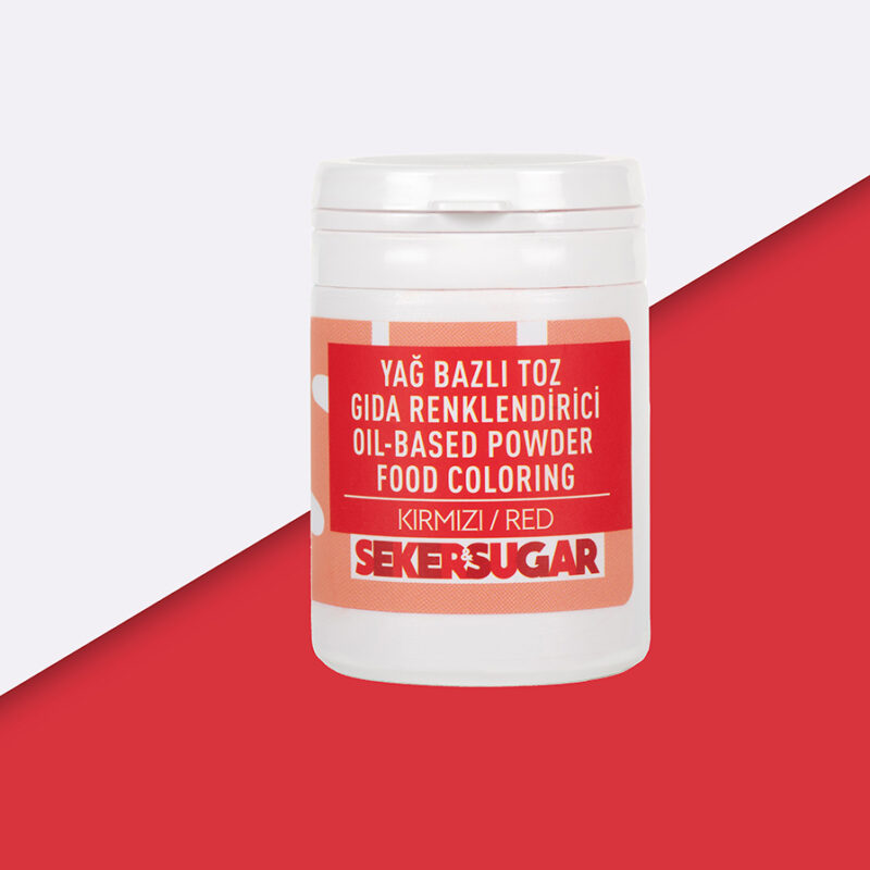 Şeker Sugar Kırmızı Yağ Bazlı Toz Gıda Renklendirici 7 gr