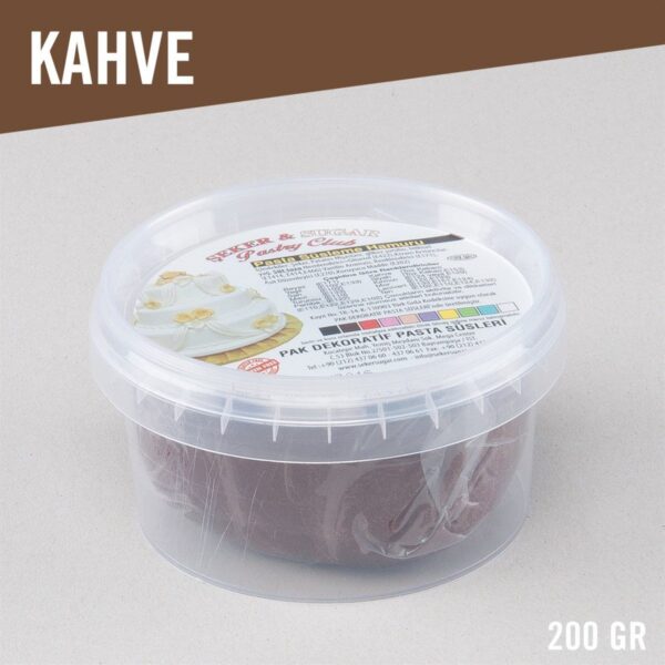 Şeker Sugar Kahverengi Pasta Süsleme Hamuru 200 gr