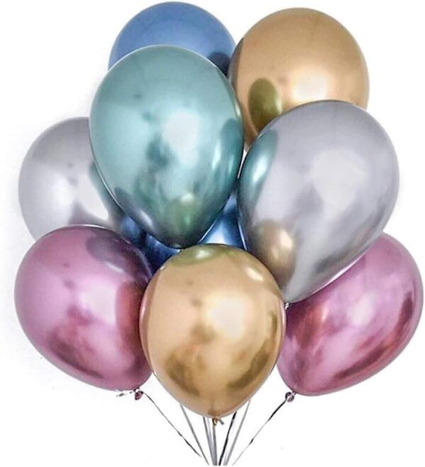 Krom Balonlar – 12 İnç (Tane ile Satılır)