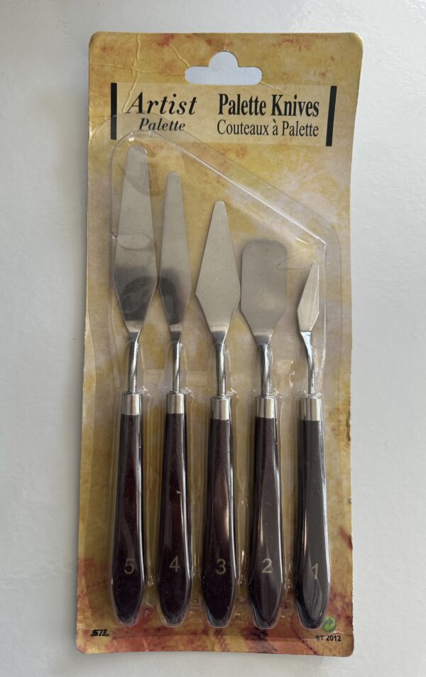 Palette Knives Metal Spatula Seti