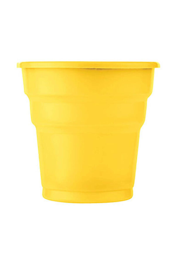 Plastik Bardak Sarı 25'li