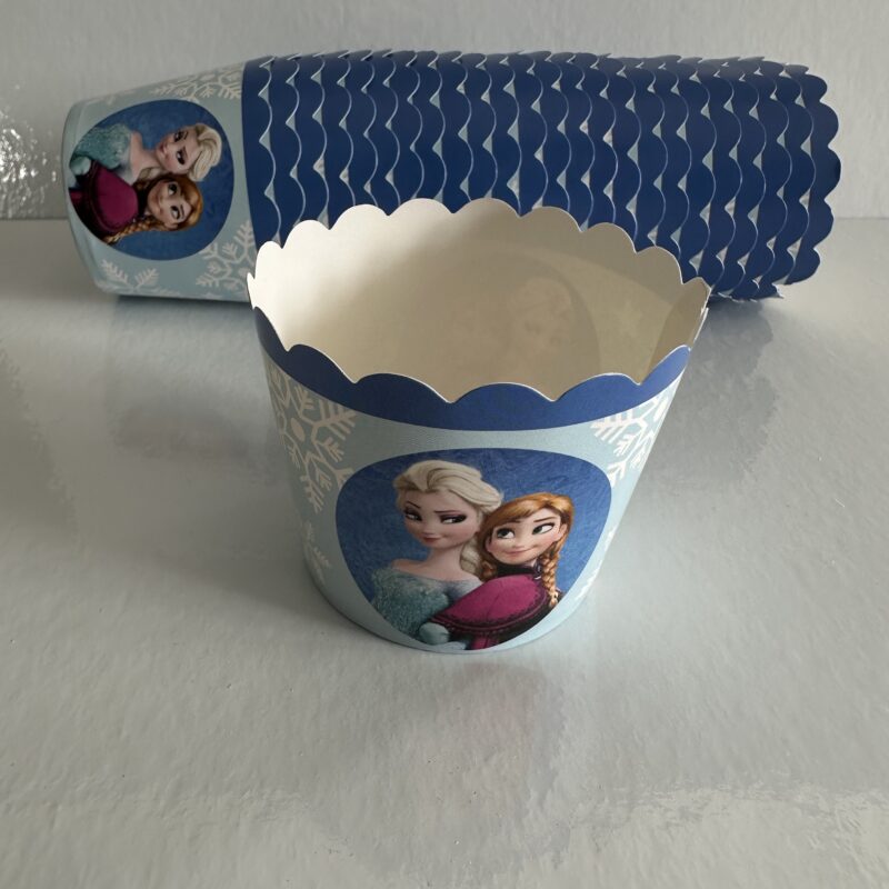 Muffin Kağıt Kek Kalıbı Elsa 25'li