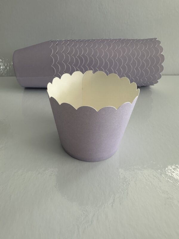 Muffin Kağıt Kek Kalıbı Lila 25'li
