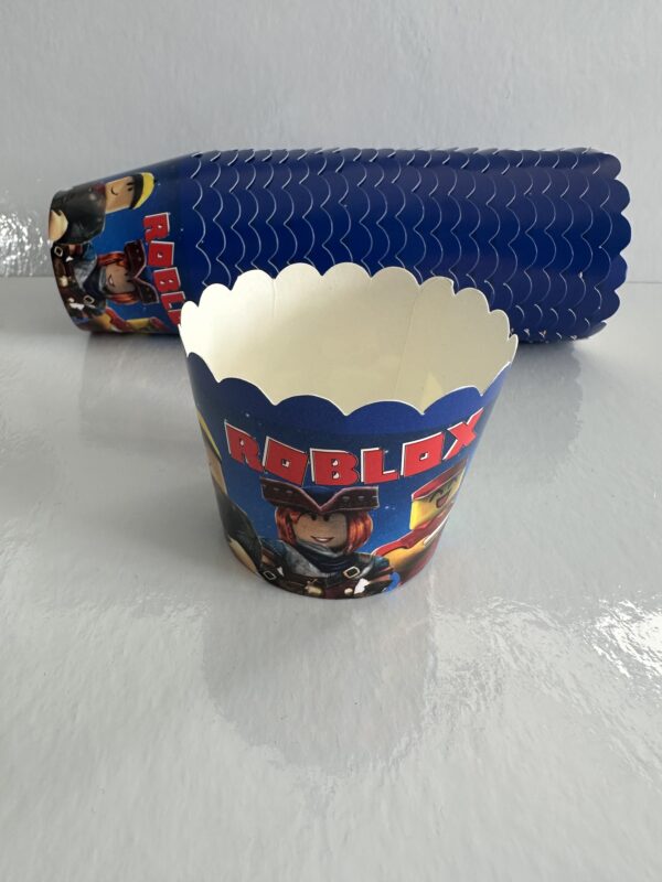 Muffin Kağıt Kek Kalıbı Roblox 25'li