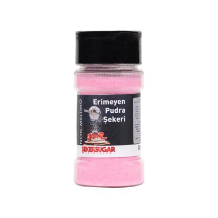 Şeker Sugar Pembe Erimeyen Pudra Şekeri 50 g