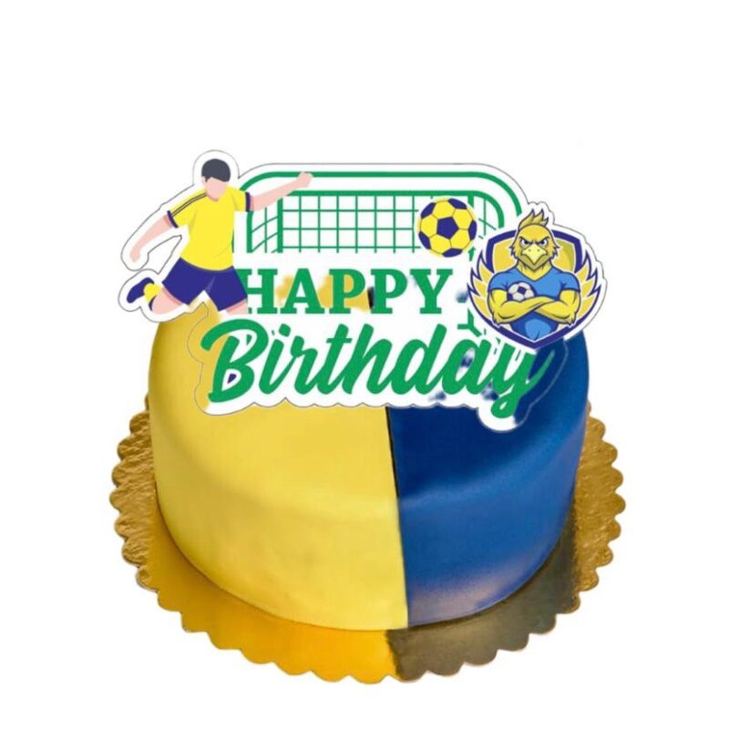 Fenerbahçe Happy Birthday Pasta Üstü Süs