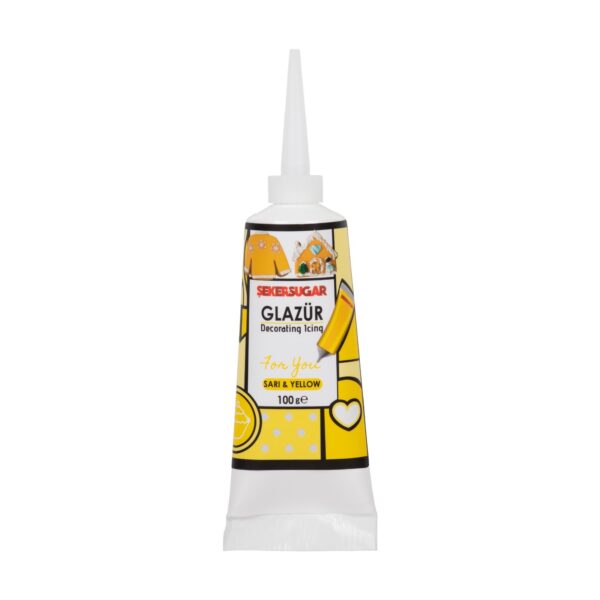 Şeker Sugar Sarı Glazür 100 gr