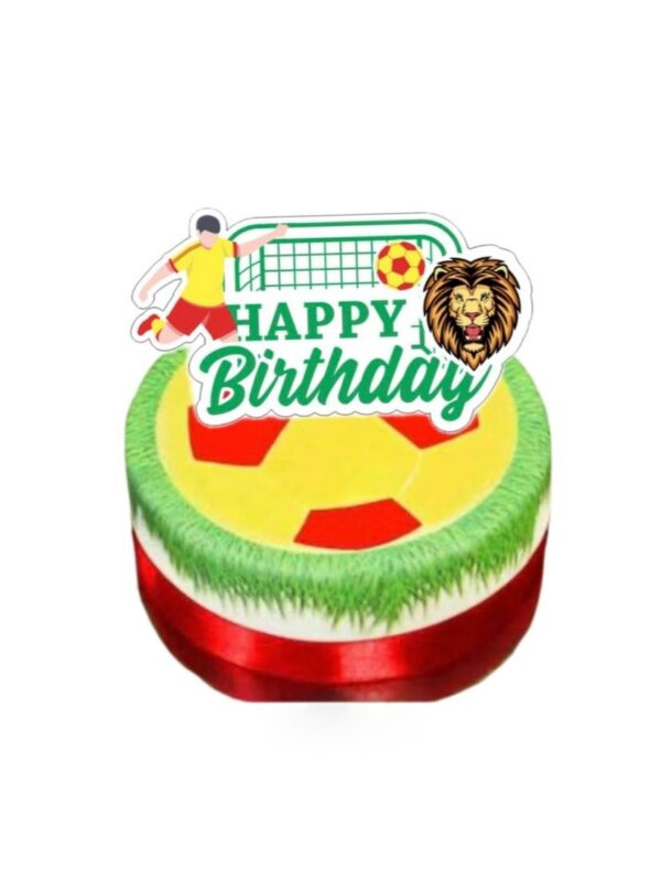 Galatasaray Happy Birthday Pasta Üstü Süs