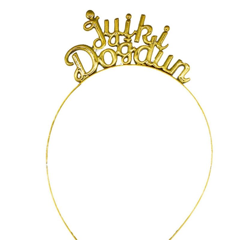İyi Ki Doğdun Mika Taç Gold