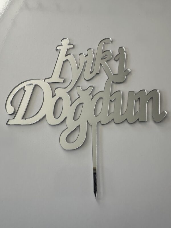 İyi Ki Doğdun Pleksi Gümüş 10 cm
