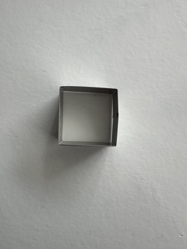 Metal Kurabiye Kalıbı Kare 5 x 5 cm