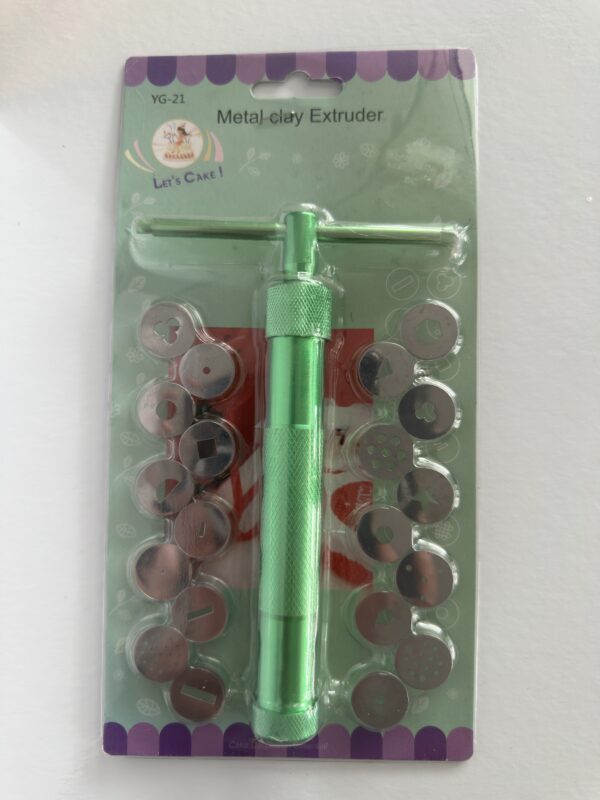Metal Kil Sıkma Aparatı (Metal Clay Extruder)
